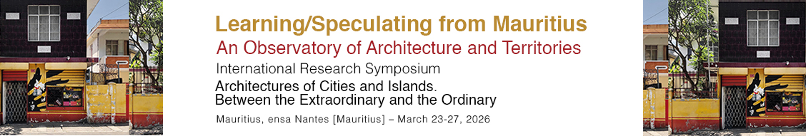 Learning/speculating from  Mauritius - An Observatory of Architecture and Territories>